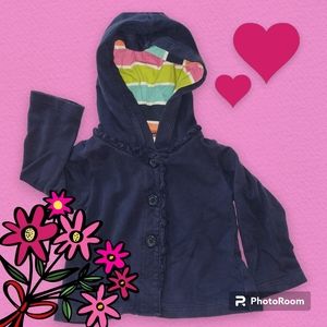 12 Month Baby Girl Hooded Button-Up Jacket by Circo